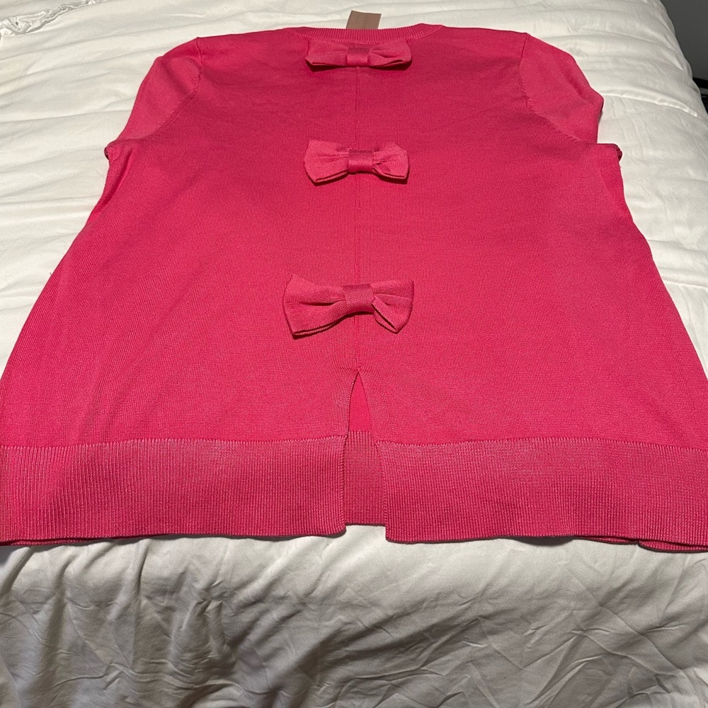 Philosophy Bow Back Sweater
